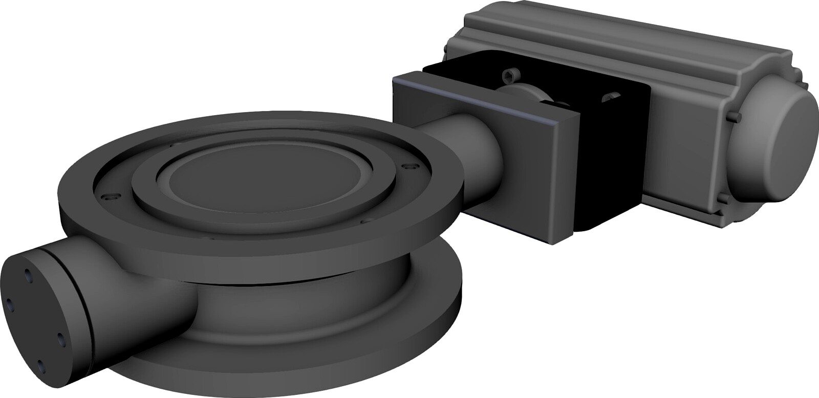 Butterfly Valve 3D CAD Model