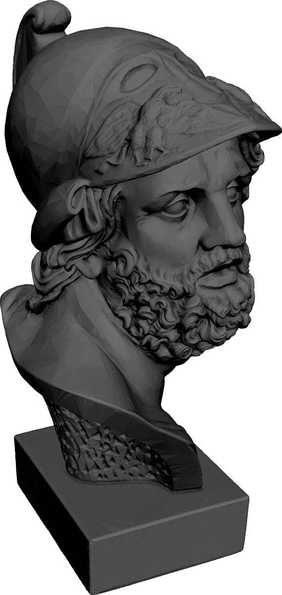 Roman Bust Statue 3d model