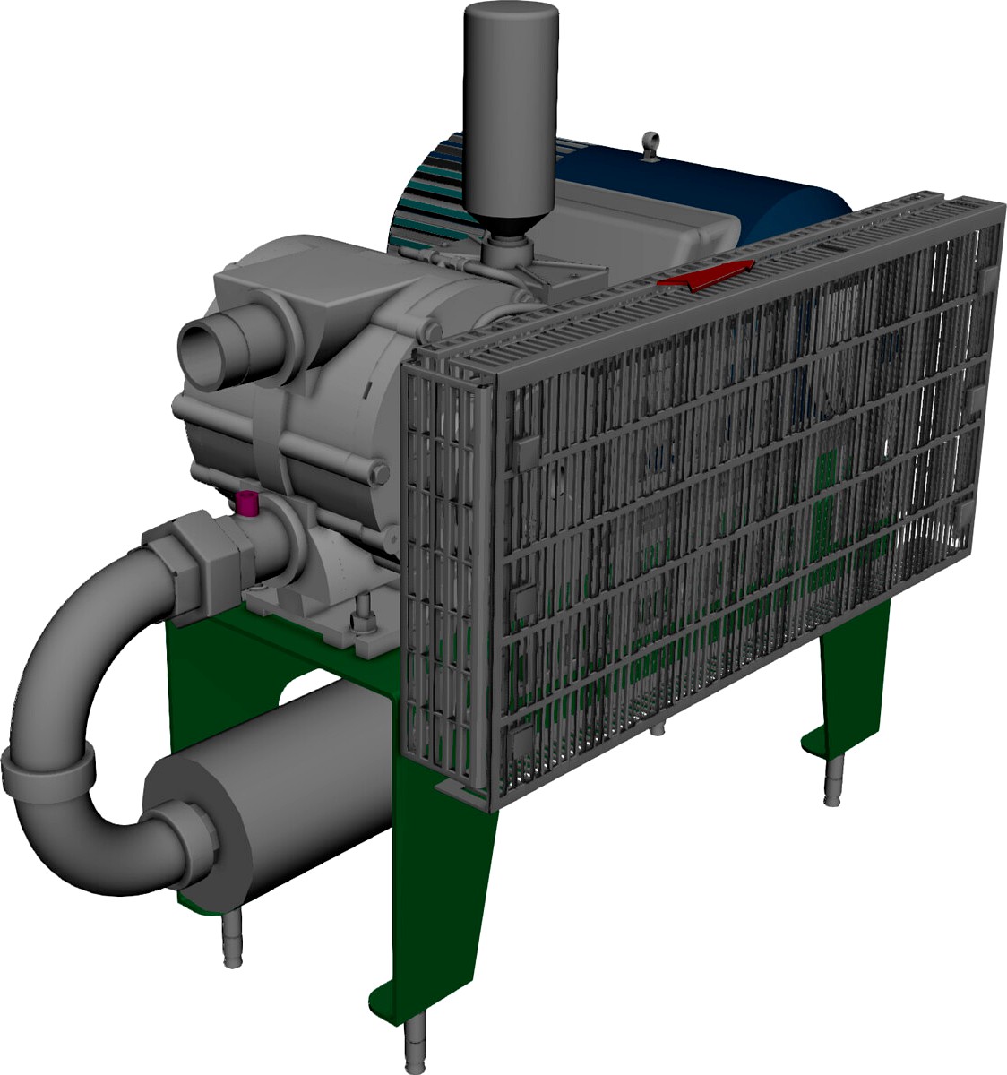 Vacuum Pump 3D CAD Model