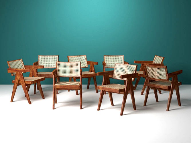 Chandigarh Office Chair 3d model