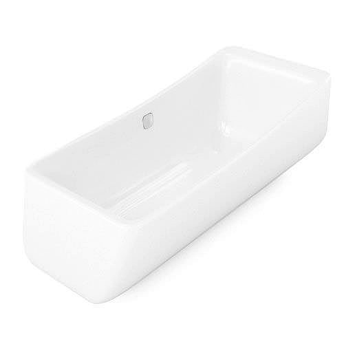 White Ceramic Bathtub 3d model
