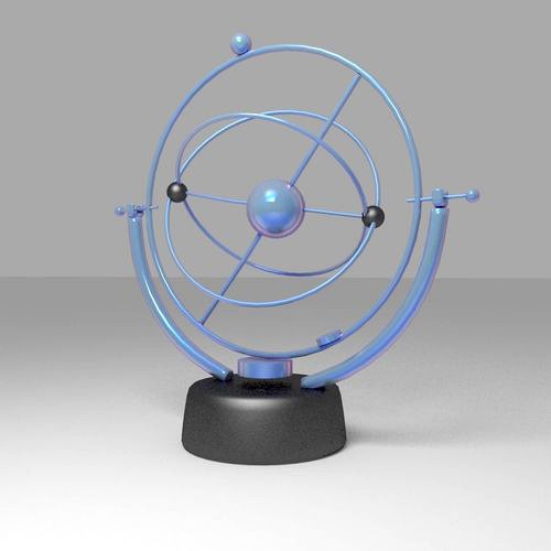 Desk Sculpture 3d model