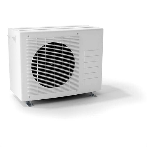 Retro Air Conditioner 3d model