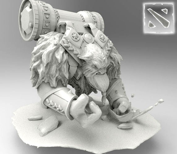 Earthshaker Dota 2 3d Model