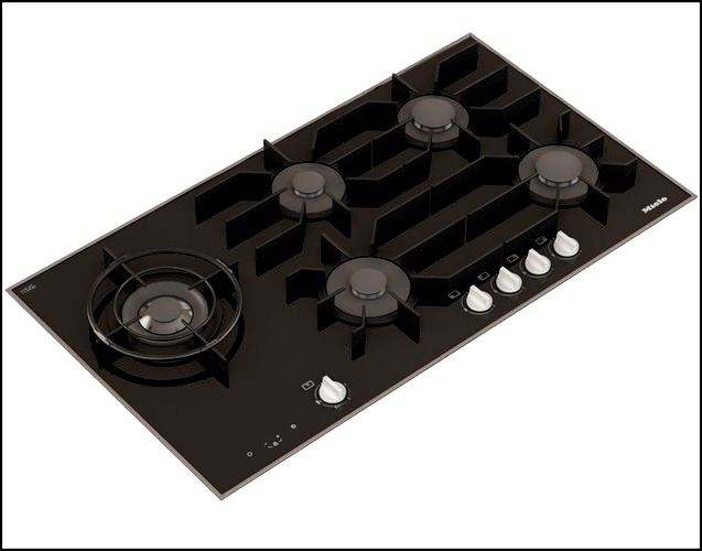 Miele KM 3054 LP Gas Cooktop 3d model