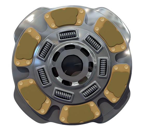 Flywheel Model of Clutch Disk 3d