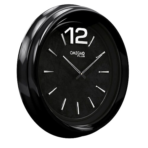 BlackWallClock 3d model