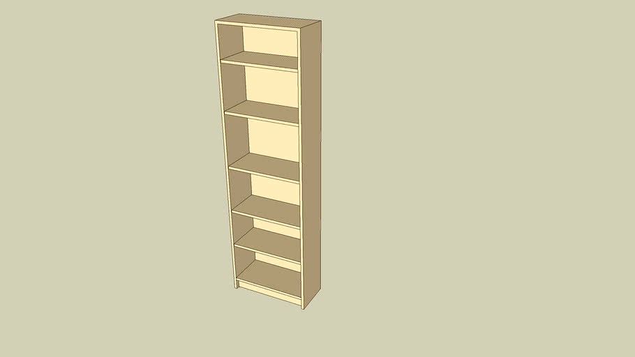 IKEA BILLY module 3d model