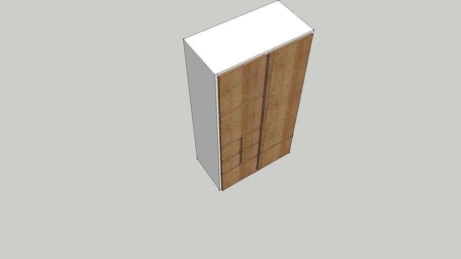 Armoire_Ikea_Rakke 3d model