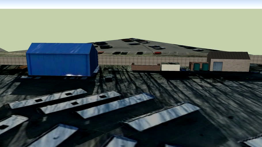 Railway Place, Coleraine Bus Station Perimeter 3d model