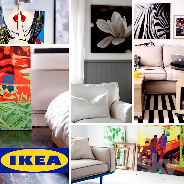 IKEA, paintings and posters 3d model