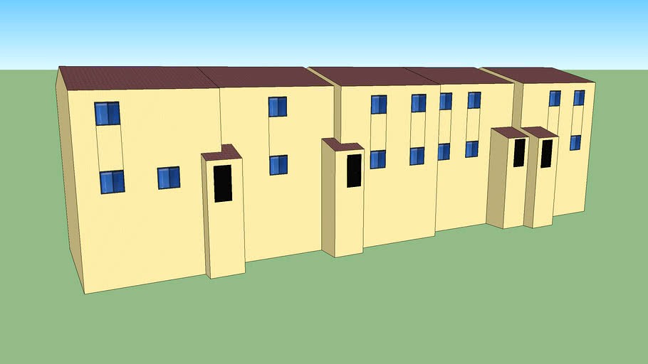 Scribner Village Apartments Dogwood 3d model