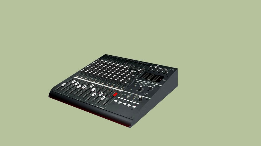 YAMAHA n12 Mixer 3d model