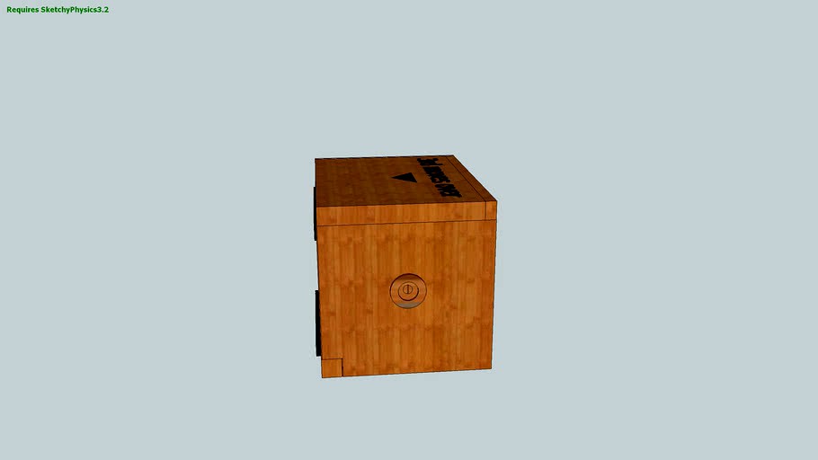 locking puzzle box 3d model