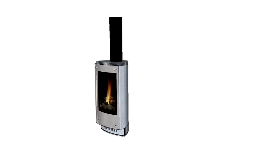 Heat & Glo Paloma Gas Stove 3d model
