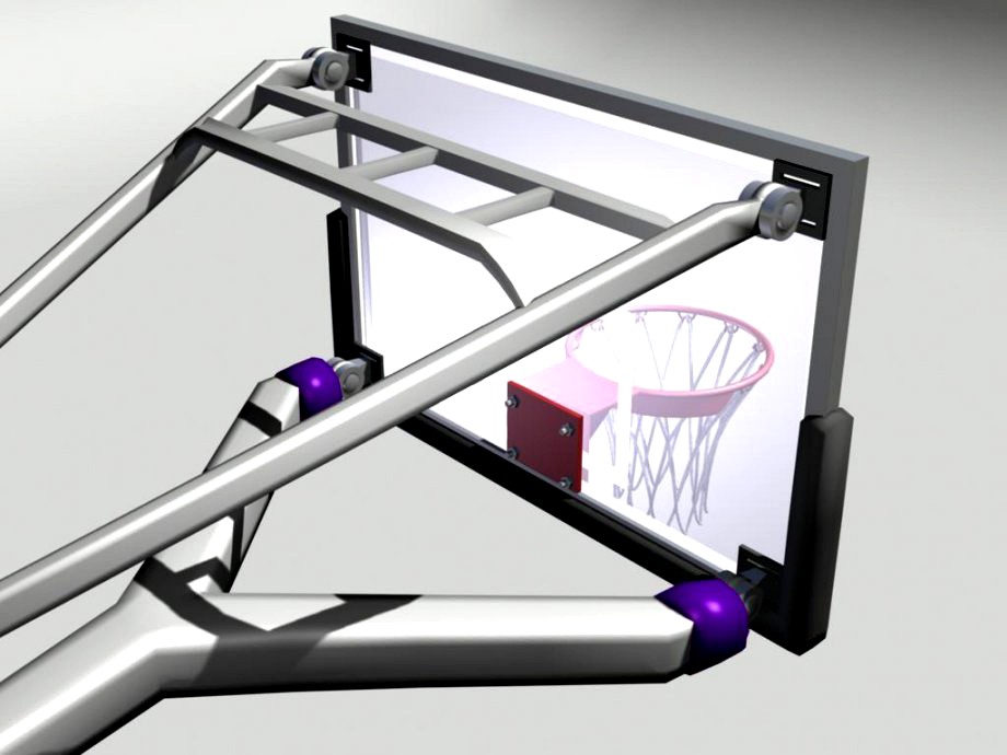 Basketball Standard, HydraRib Institutional Style3d model