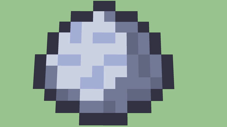 Minecraft Clay Ball 3d model