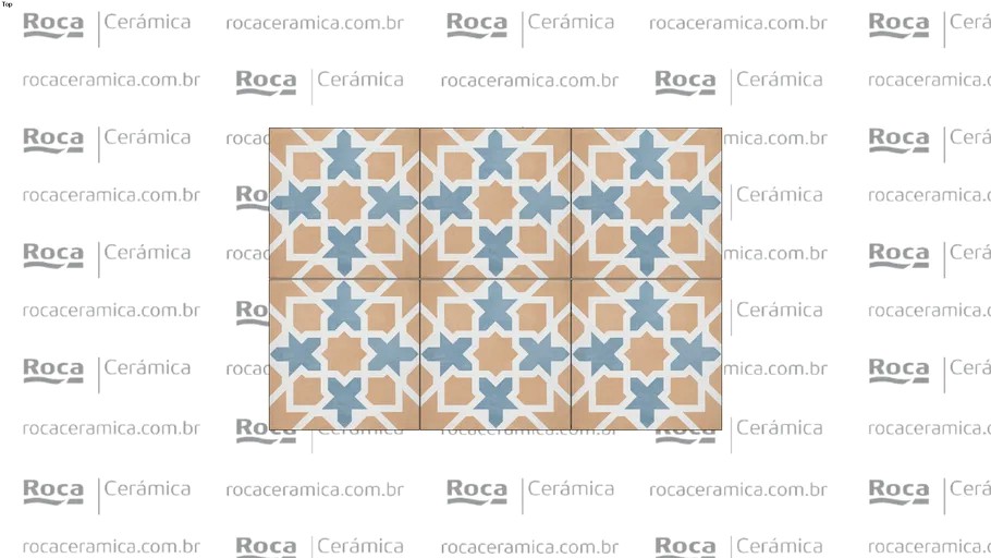 ROCA PS ZELLIGE DECOR TERRACOTA MT 20X20 3d model
