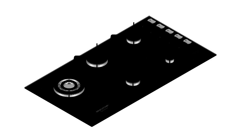 Cooktop Brastemp Goumand 5 Bocas 3d model