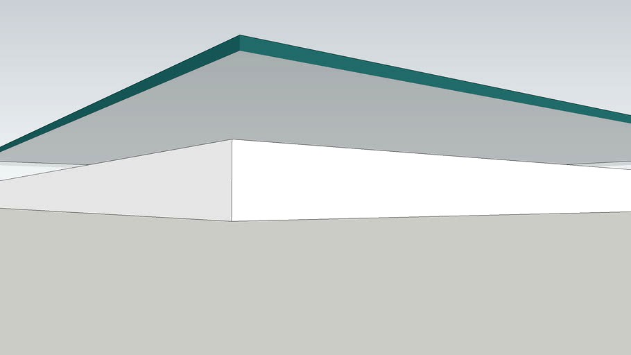 Glass & Frame 3d model