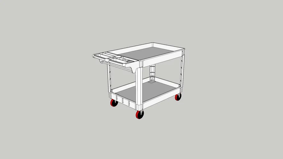 Harbor Freight Rolling Cart 3d model