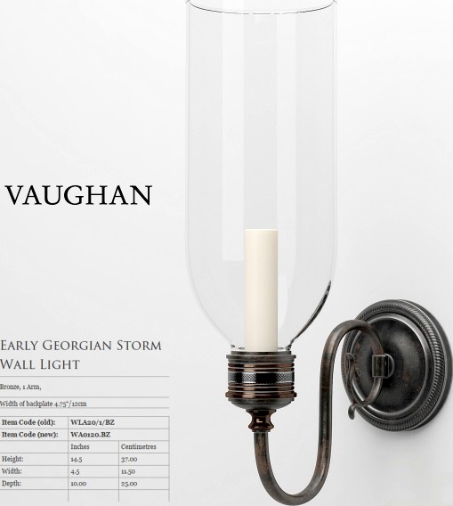 VAUGHAN Early Storm Wall Light 3d model