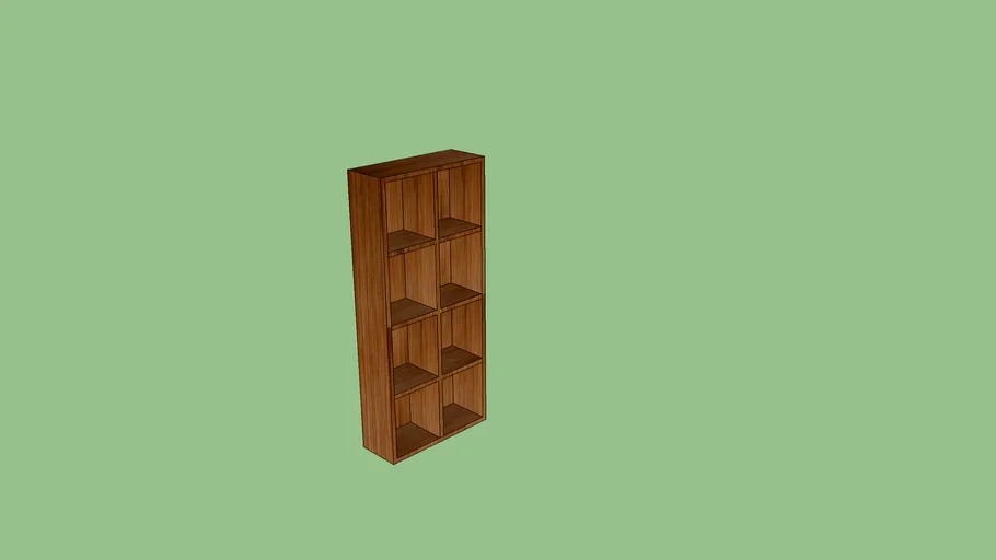 8Shelves Open 3d model