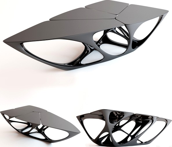 Mesa / Vitra Edition Table by Zaha Hadid 3d model