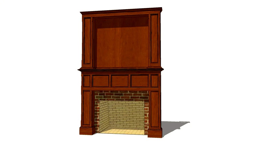 Fireplace Surround Lima 3d model