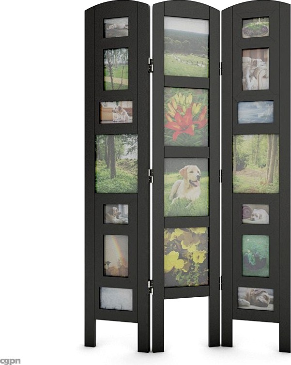Picture Frame Room Divider 053d model