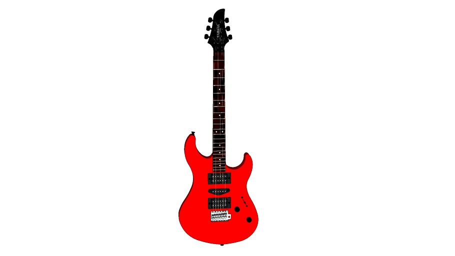 Yamaha Electric Guitar 3d model