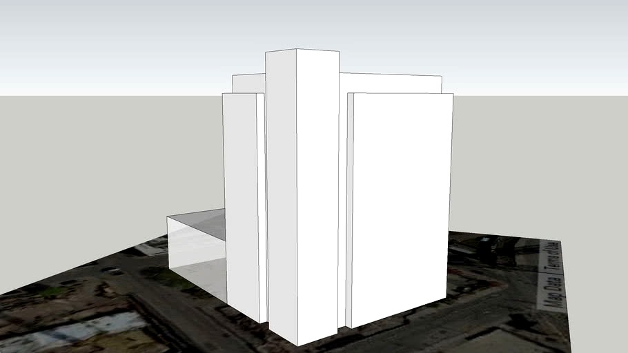 US Bank Stadium Parking Ramp Development 3d model