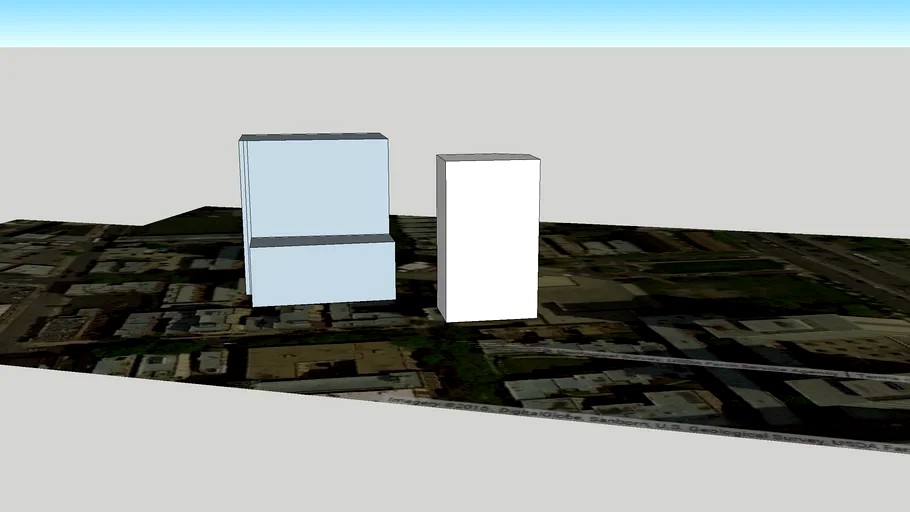 pine grove apartments 3d model