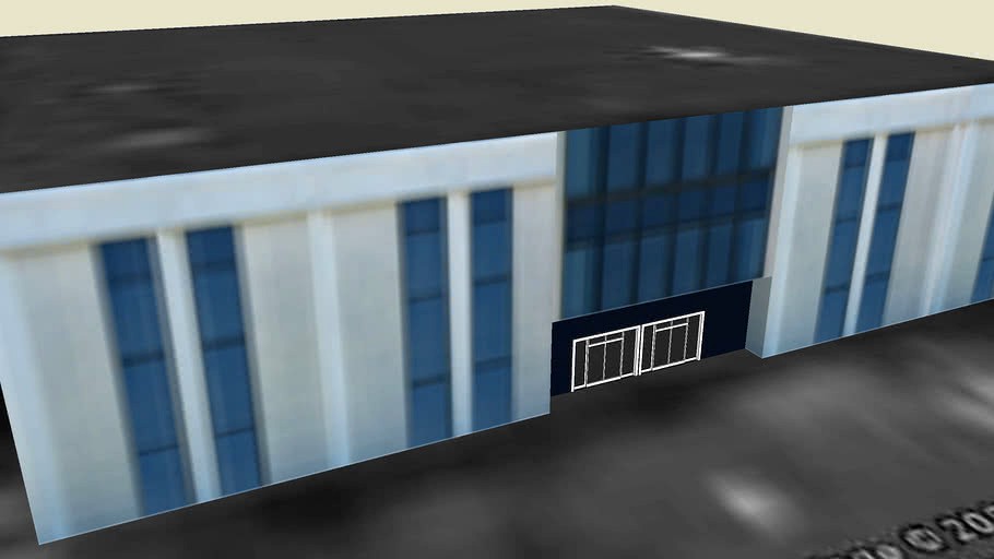 Evansdale Library 3d model
