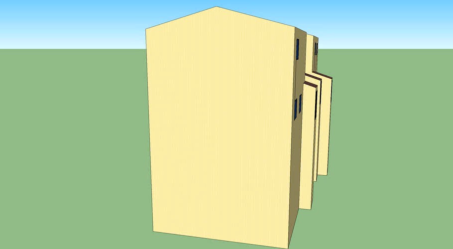 Scribner Village Apartments Bridgman 3d model