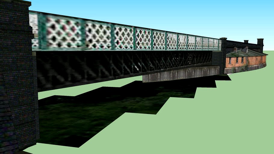 The Great Central Railway Leicester Braunstone Gate Viaduct 3d model
