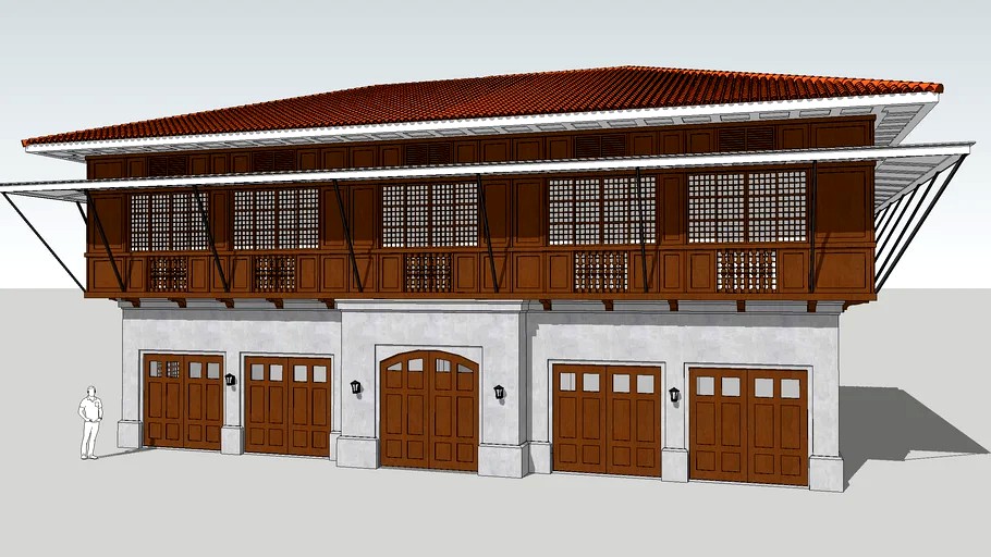 House 41 Bahay Na Bato 3d model