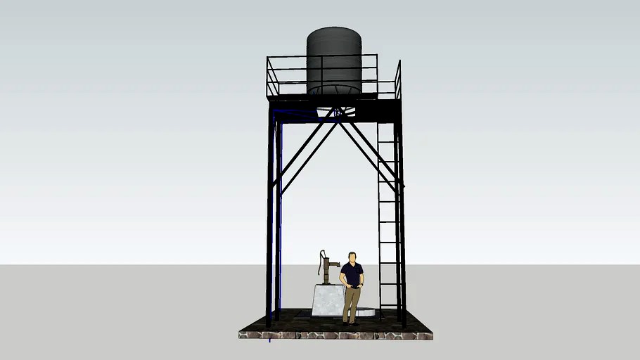 Overhead Tank 3d model