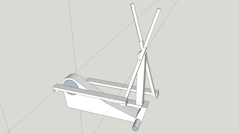 Recumbent to Elliptical conversion study 3d model