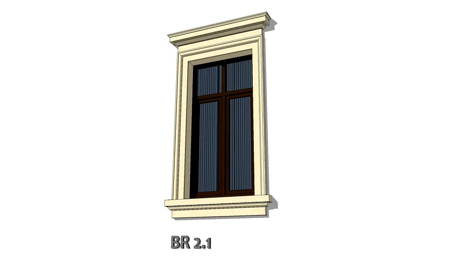 Exterior Window Casing 3d model