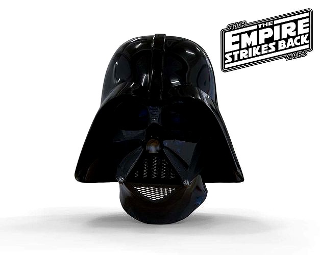 Darth Vader helmet Empire Strikes Back Accurate STL 3D model