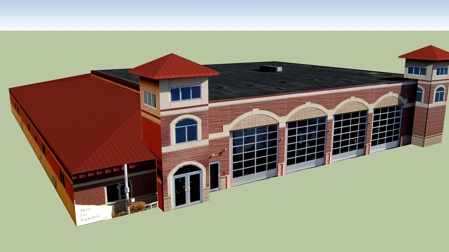 Amery Fire Department 3d model