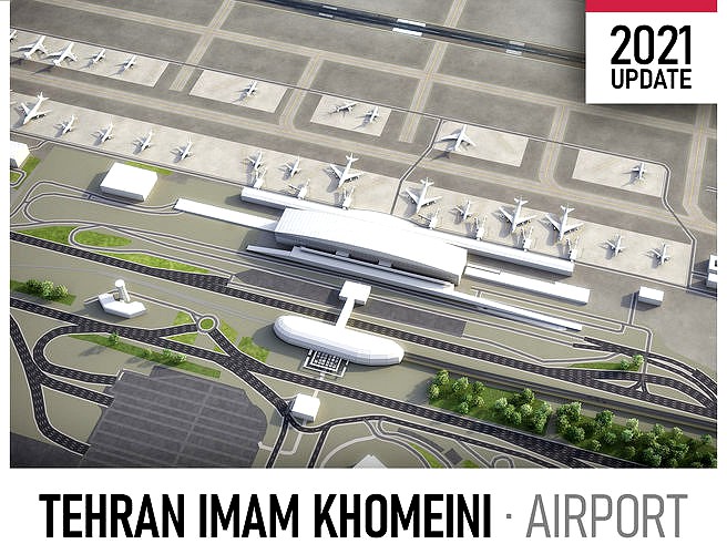 Tehran Imam Khomeini Airport 3d model