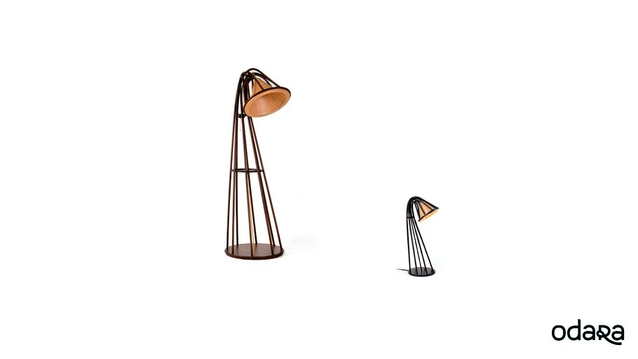 Luminária de piso e mesa Tulipa 3d model