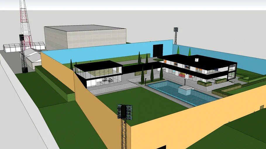 Big Brother House 2020 3d model