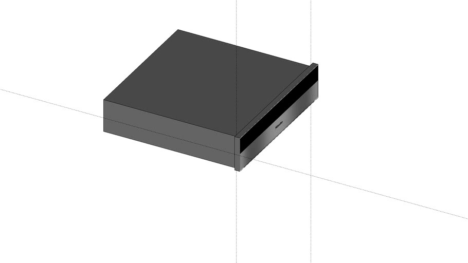 Miele ContourLine 24” Warming Drawer ESW 6114 3d model