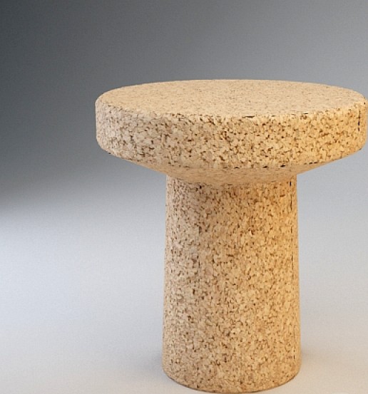 Vitra cork chair 3d model