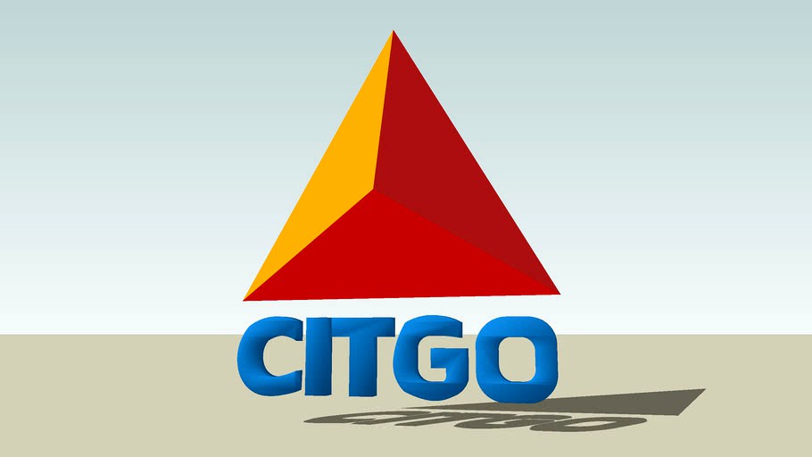 Citgo logo 3d model