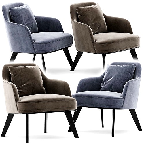 Poliform Jane Armchair 3d model