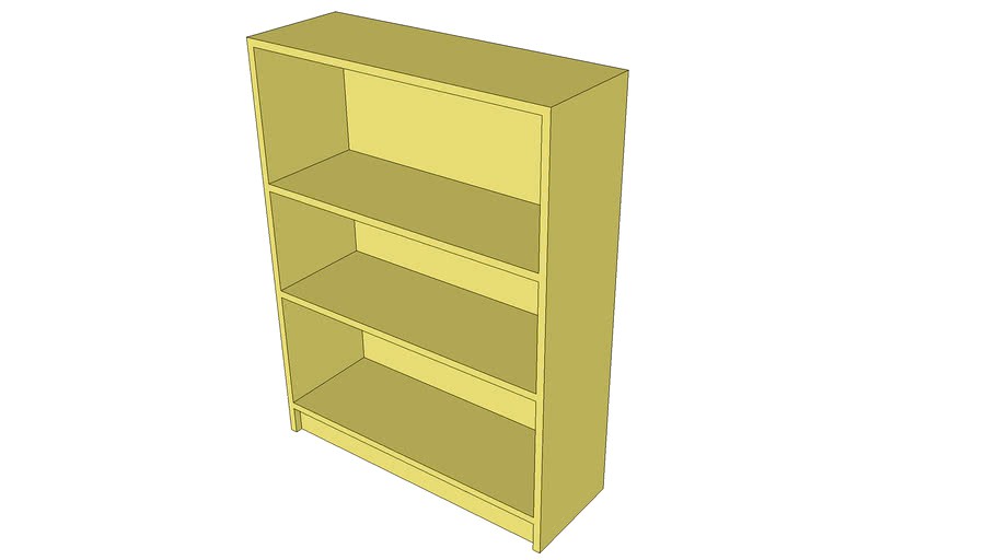 IKEA BILLY 80cm Bookcase 3d model